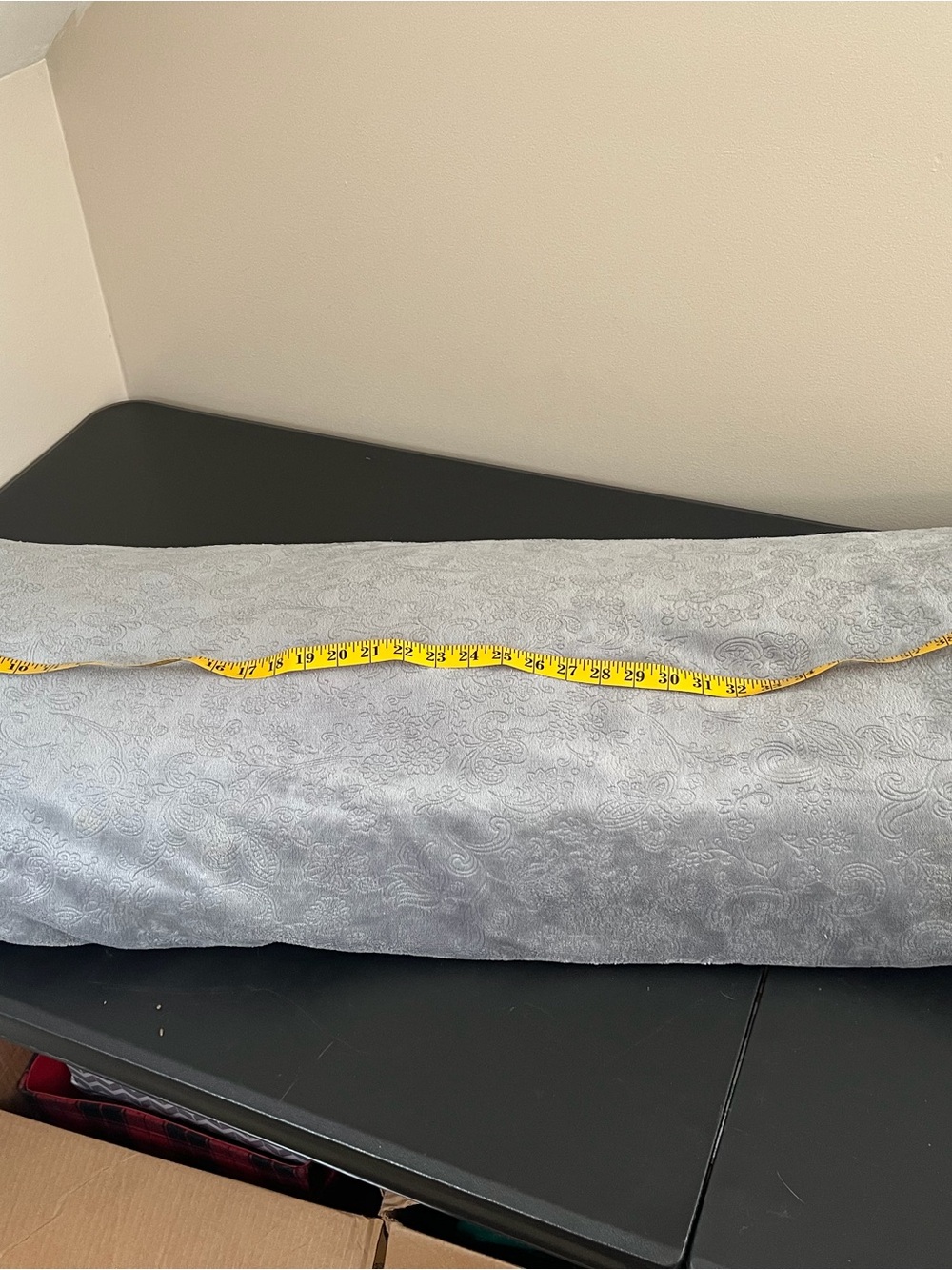 Gray Decorative Bolster Pillow - Home Accents